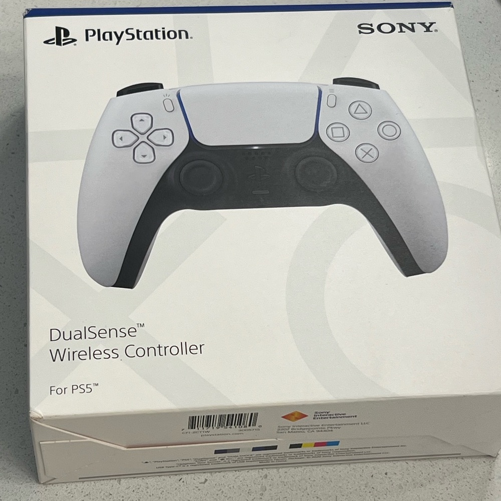 NWT PS5 dual sense wireless controller brand new inbox never opened